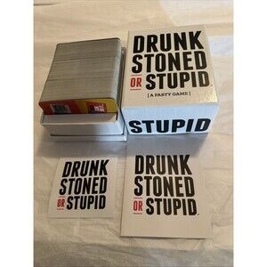Drunk Stoned Or Stupid A Party Game 250 Cards Game DSS Games 2014